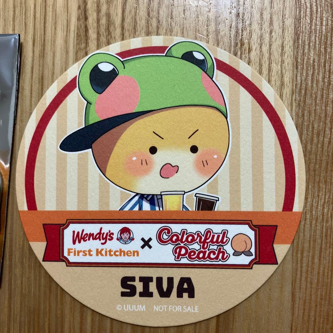 からぴち ウェンディーズ 缶バッジ コースター セット シヴァ カラフル