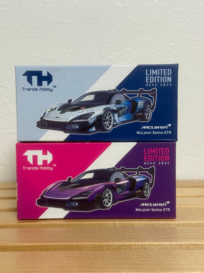 TH 1/64 McLaren Senna GTR限定版(96 97)2台セット