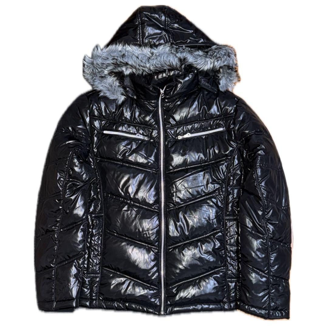 00s y2k archive opium お兄系 光沢 ファー ダウン - メルカリ