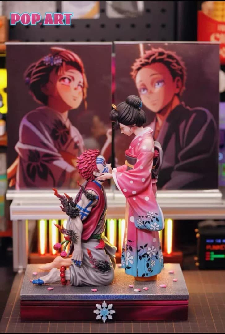 鬼滅の刃　猗窩座 恋雪 ガレージキット　フィギュア　完成品