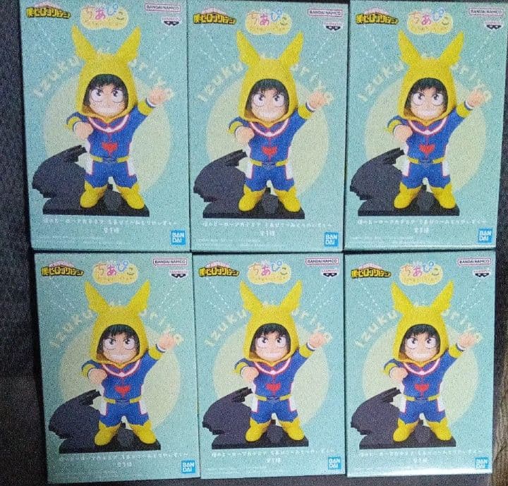 僕のヒーローアカデミア ちあぴこ 緑谷出久 フィギュア 6個セット