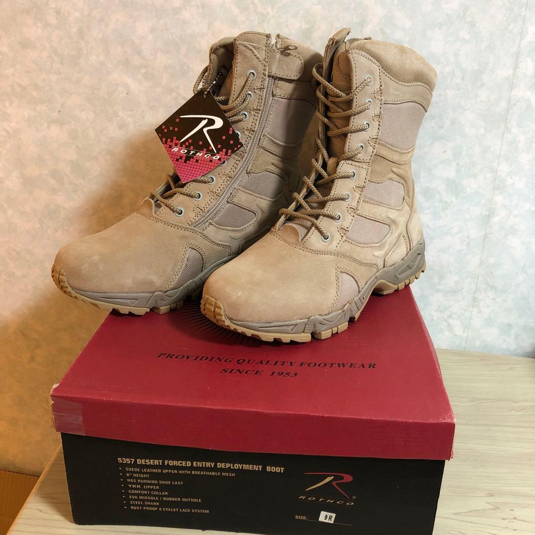 Rothco サイドジップブーツ ミリタリー未使用Since1953
