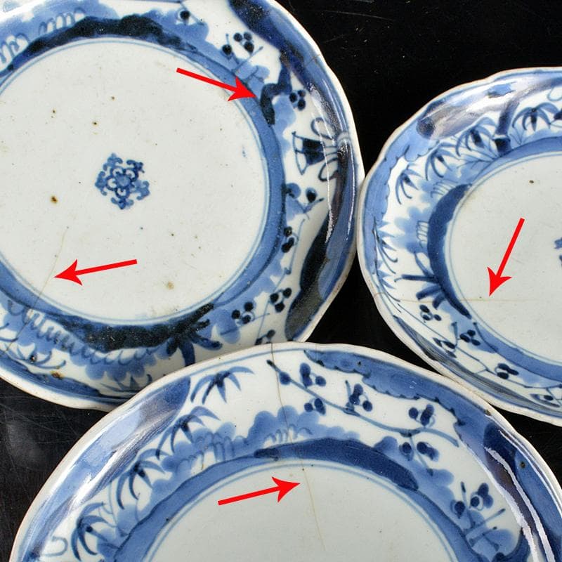 伊万里焼 古伊万里 染付 松竹梅文 皿 八客 V R5169 - メルカリ