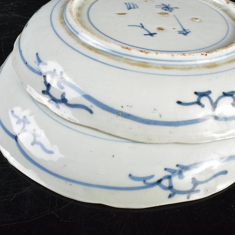 伊万里焼 古伊万里 染付 松竹梅文 皿 八客 V R5169 - メルカリ