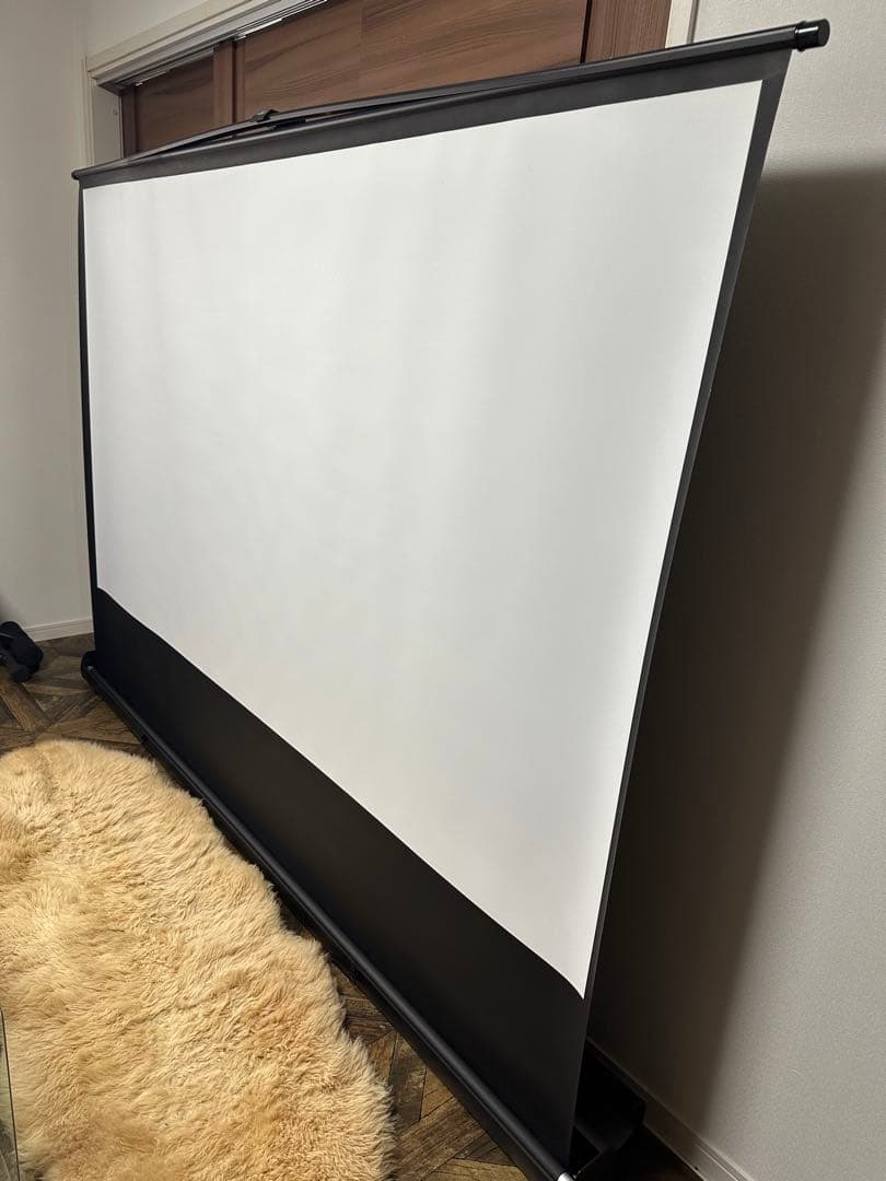 イーサプライ プロジェクタースクリーン 100インチ ワイド 16:9 自立式