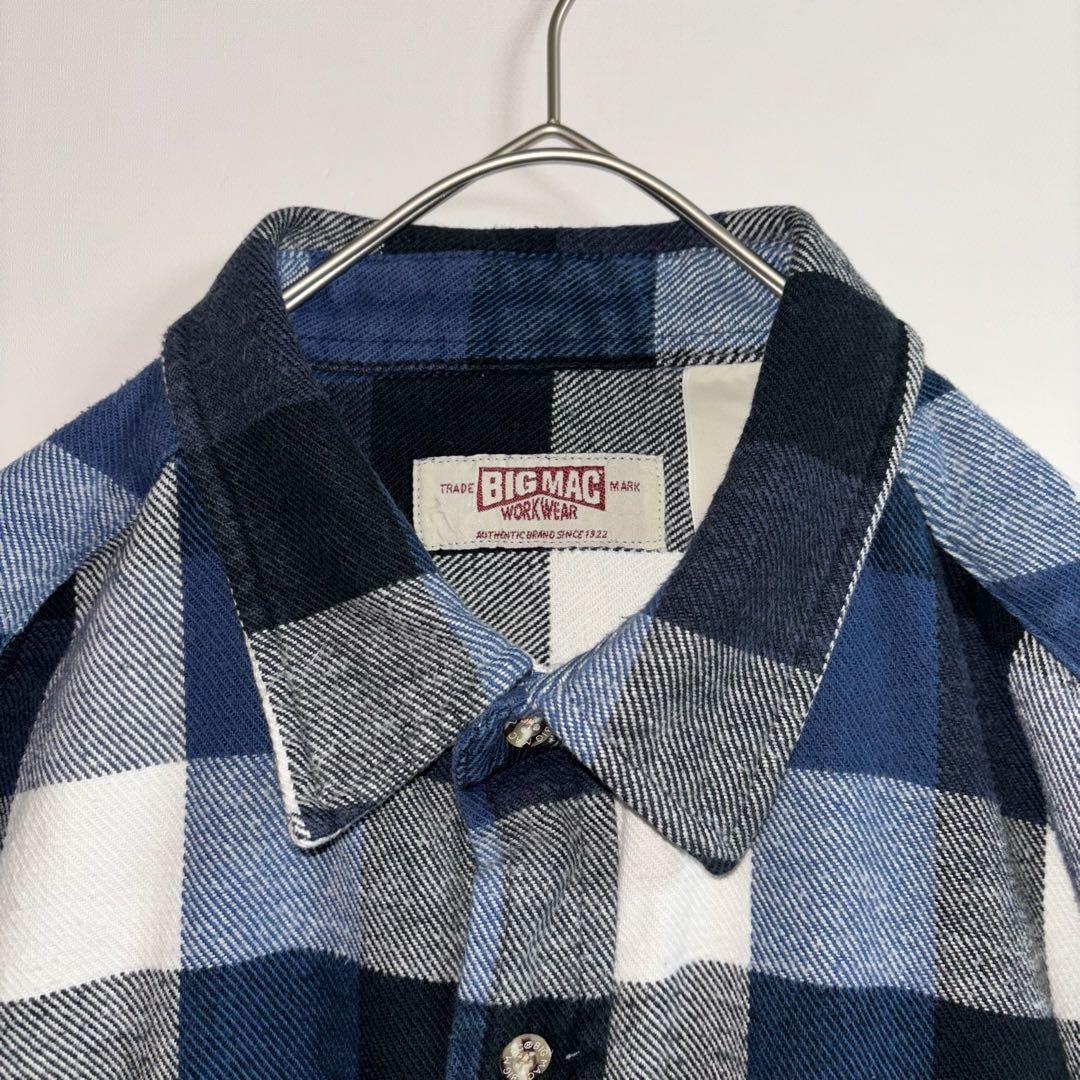 a*s様 《オーバーサイズ》BIG MACビッグマックチェックネルシャツヘビネル
