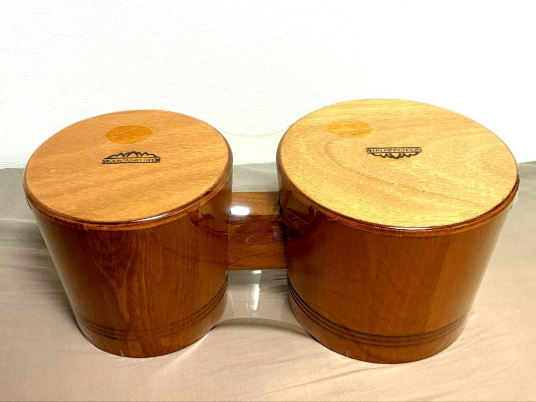 パーカッション・打楽器 Mountain rhythm bongo cajon Toca Percussion Synergy Wood Bongos - Natural | Sweetwater