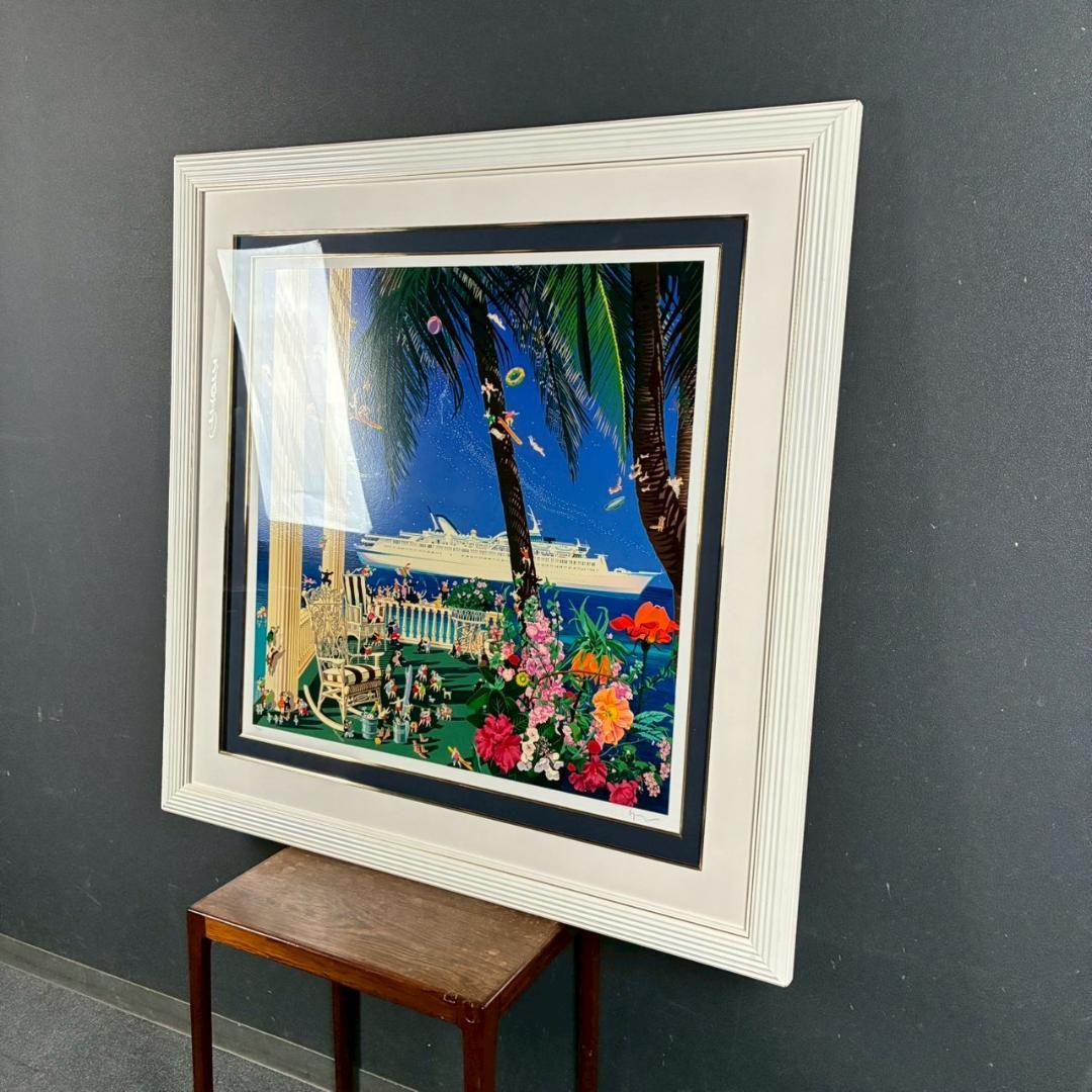 ヒロ・ヤマガタ「スターライトクルージング」シルクスクリーン 大作