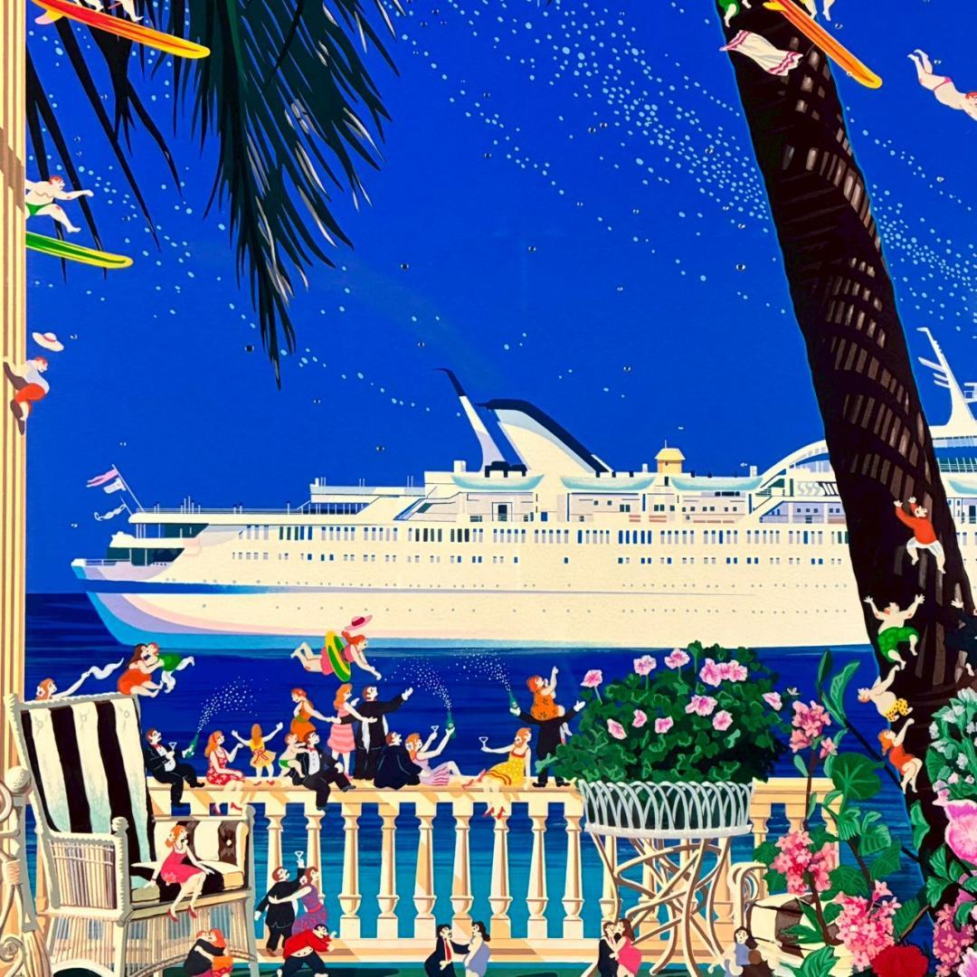 ヒロ・ヤマガタ「スターライトクルージング」シルクスクリーン 大作