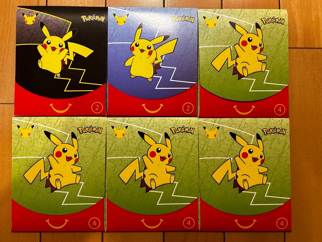 ポケモンカードマクドナルド25周年プロモ　6パック 25th