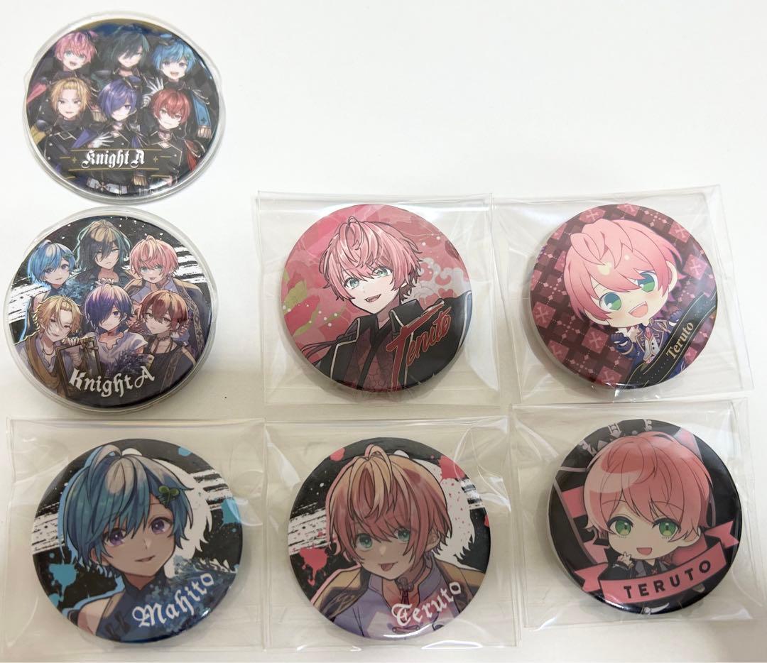 まひとくん てるとくん 騎士A 騎士X 缶バッチ - メルカリ