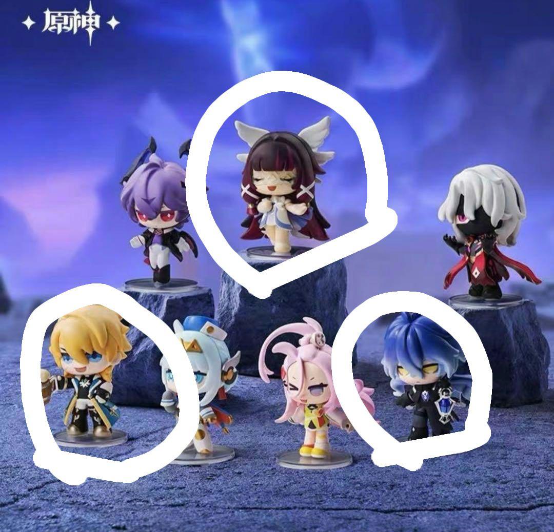 原神　フィギュア　POPMART フリンズ　ファルカ　コロンビーナ