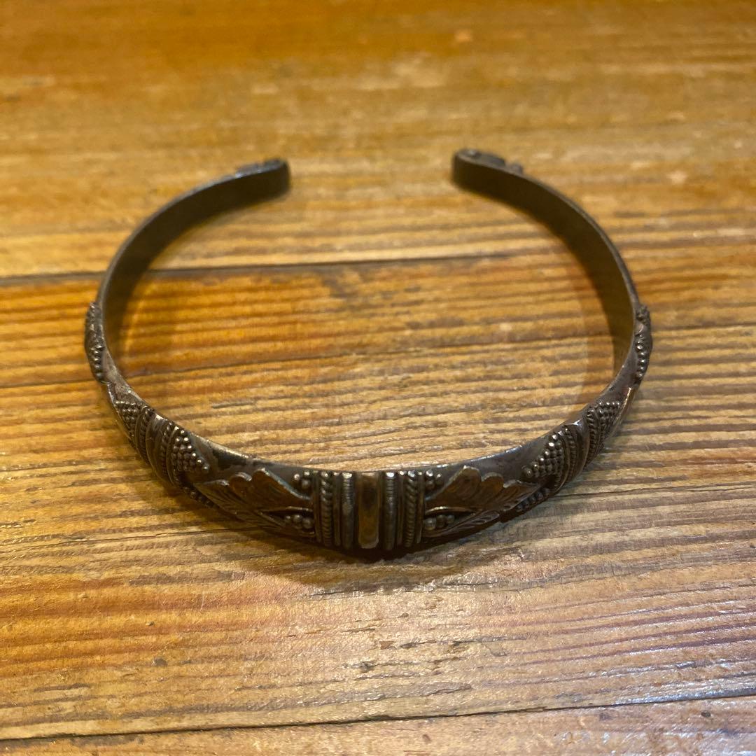 アンティーク　インディアンジュエリー　バングル