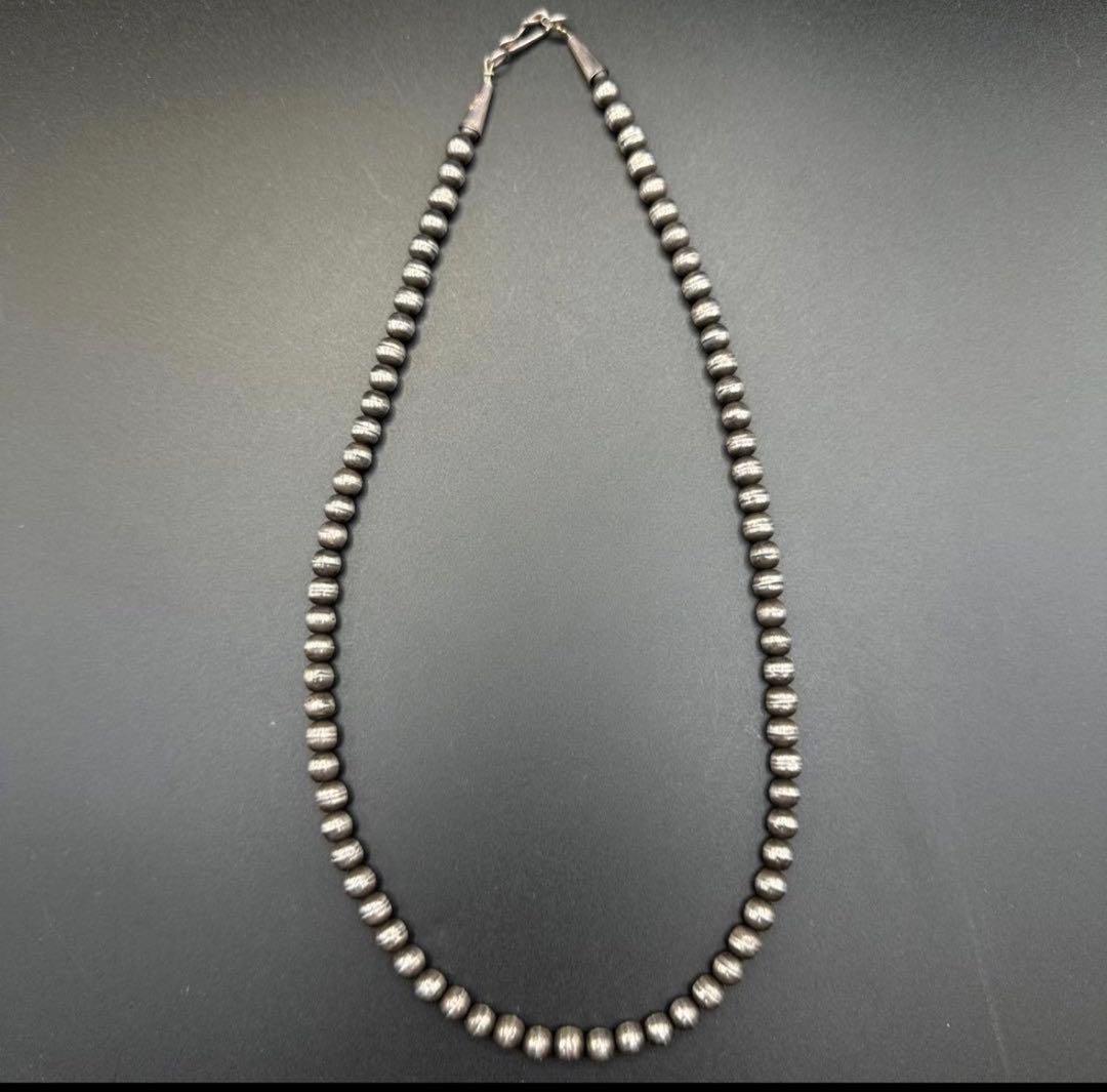 エリッカニコラスビゲイ　ナバホパールネックレス 6mm/50cm