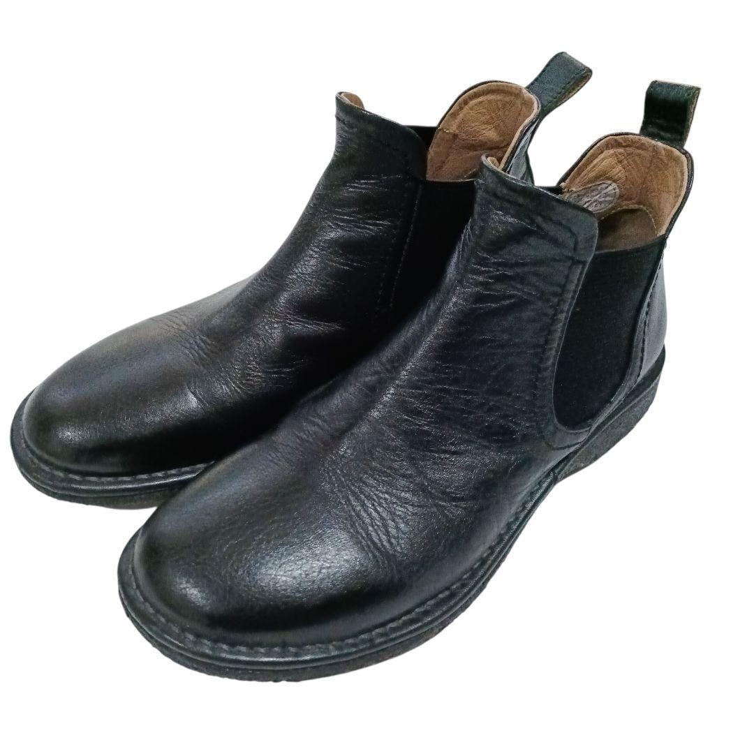 SAYA サヤ プラット製法 本革サイドゴアブーツ 23.5cm 極美品 - メルカリ