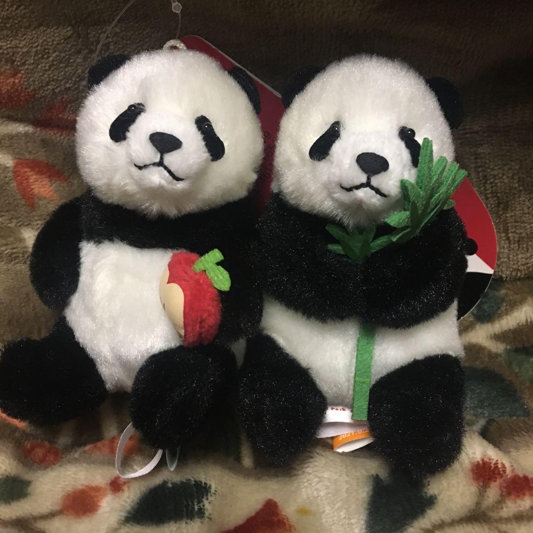 シャオシャオ レイレイ セット売り チェーン付き マスコットぬいぐるみ