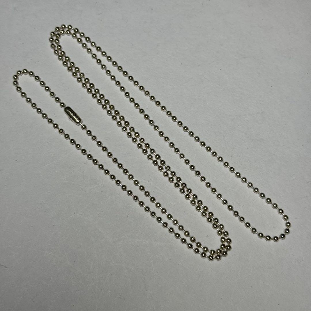 新品 クロムハーツ 純正ボールチェーン 76センチ