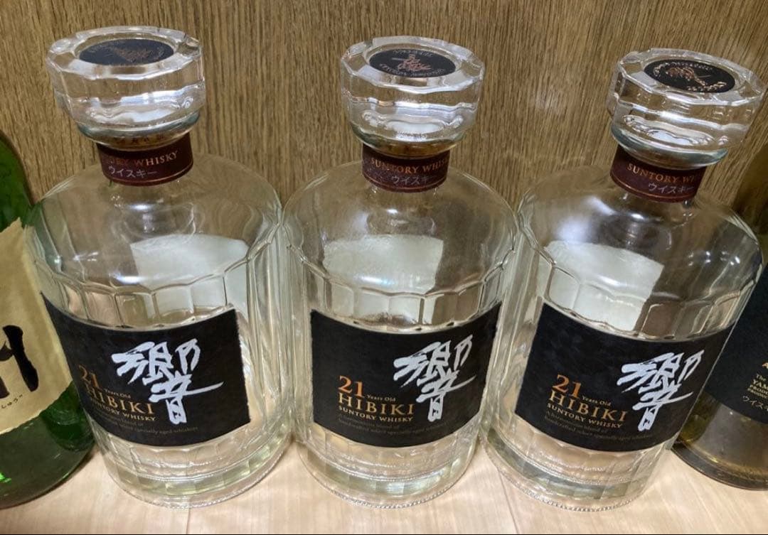 響21年 山﨑18年 白州18年 白州12年 空箱 空瓶 ウイスキー - メルカリ