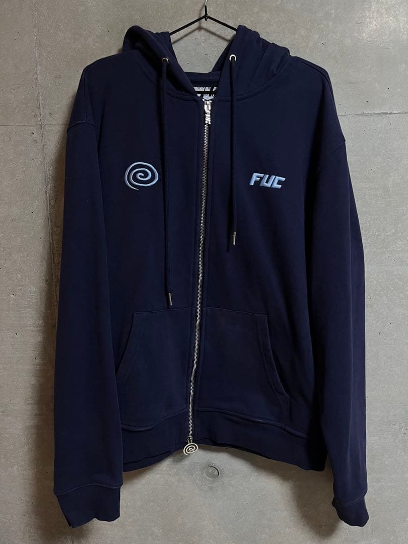 SOL soonerorlater × FUC zip hoodie ネイビー - メルカリ