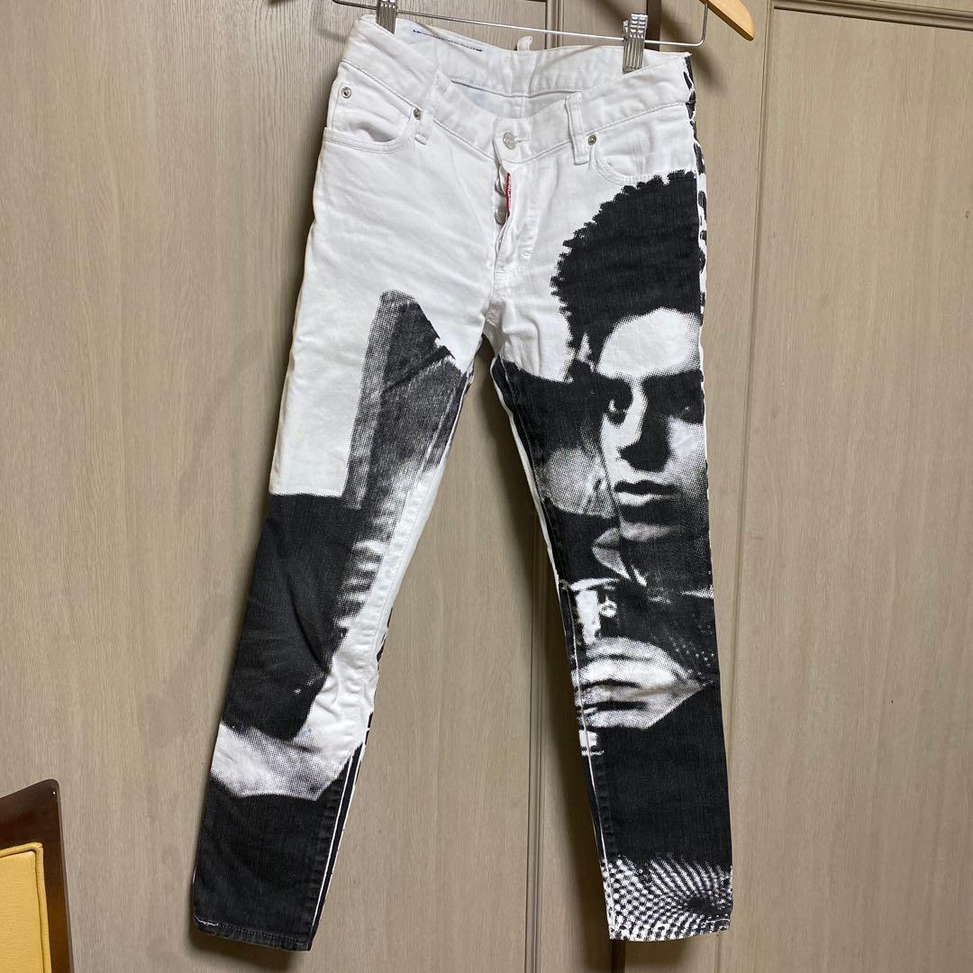 DSQUARED2 レオパード柄 デニムパンツ