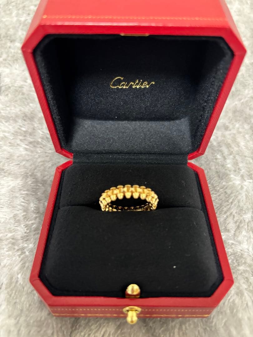 カルティエ　クラッシュドゥカルティエ　PGリング　SM #54 保証書付 超美品