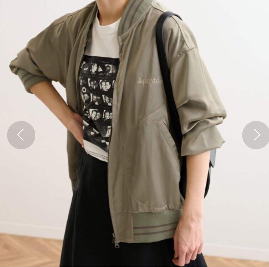 Sportclad フレームワーク サテンブルゾン カーキ ミリタリー FRAMeWORK（フレームワーク）の「【SPORTCLAD/スポーツクラッド