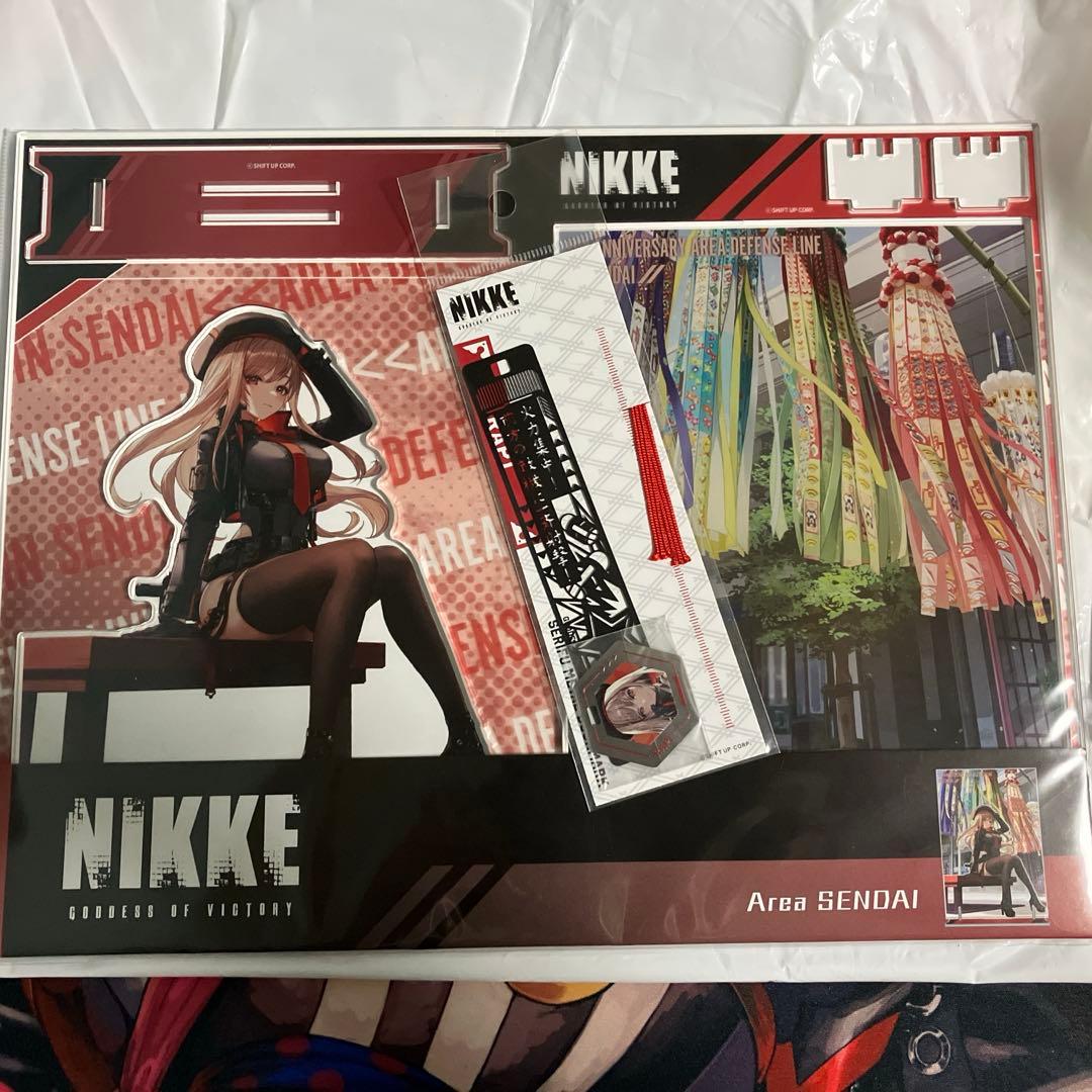 勝利の女神NIKKE エリア防衛戦 仙台 ラピ アクリルジオラマ＋セリフ