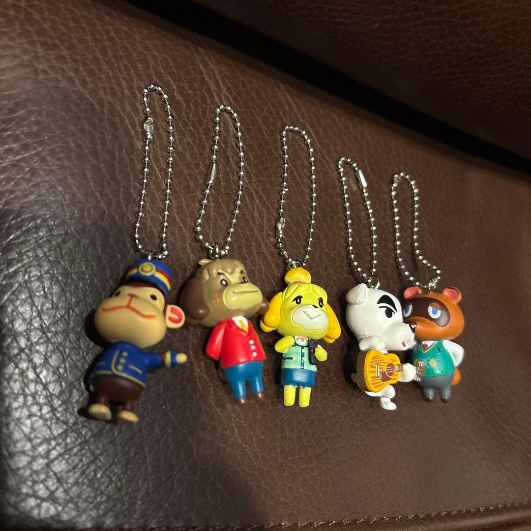 あつまれどうぶつの森 マスコットフィギュア ストラップ 5体セット