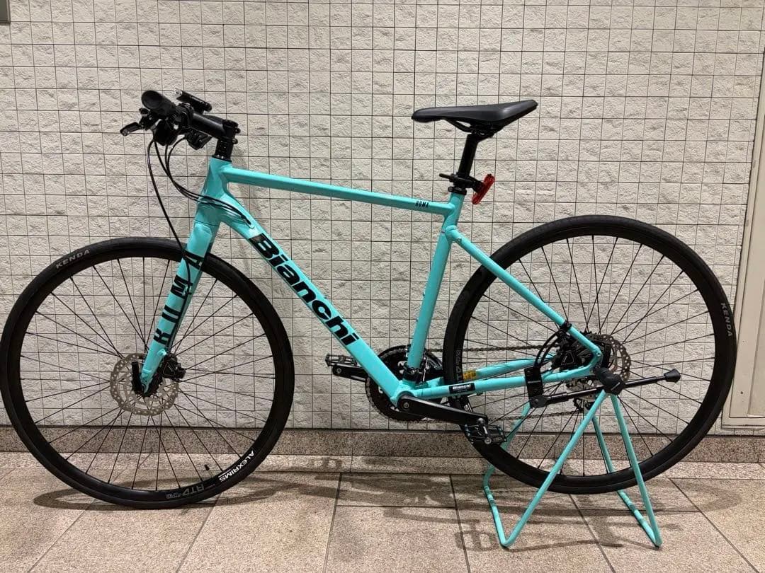 2023 Bianchi ビアンキROMA3 50サイズ チェレステ 軽量ペダル BIANCHI ( ビアンキ ) クロスバイク ROMA 3 ( ローマ 3 ) ブラック