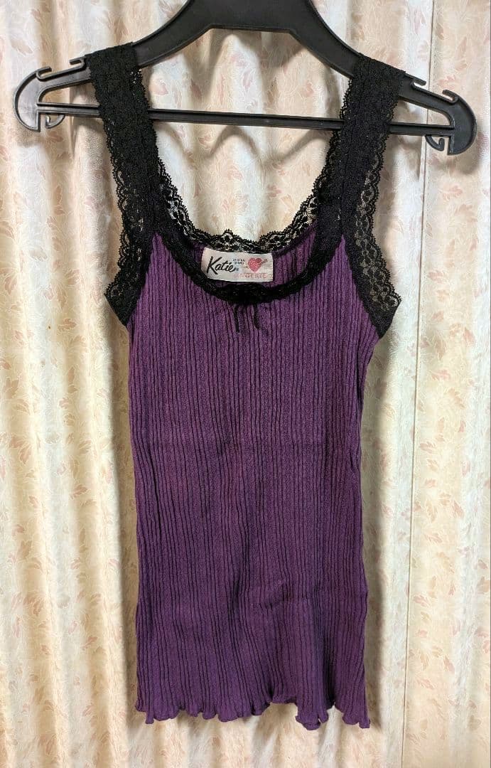 UNDER PRETTIES lace camisole　バイオレット　限定品