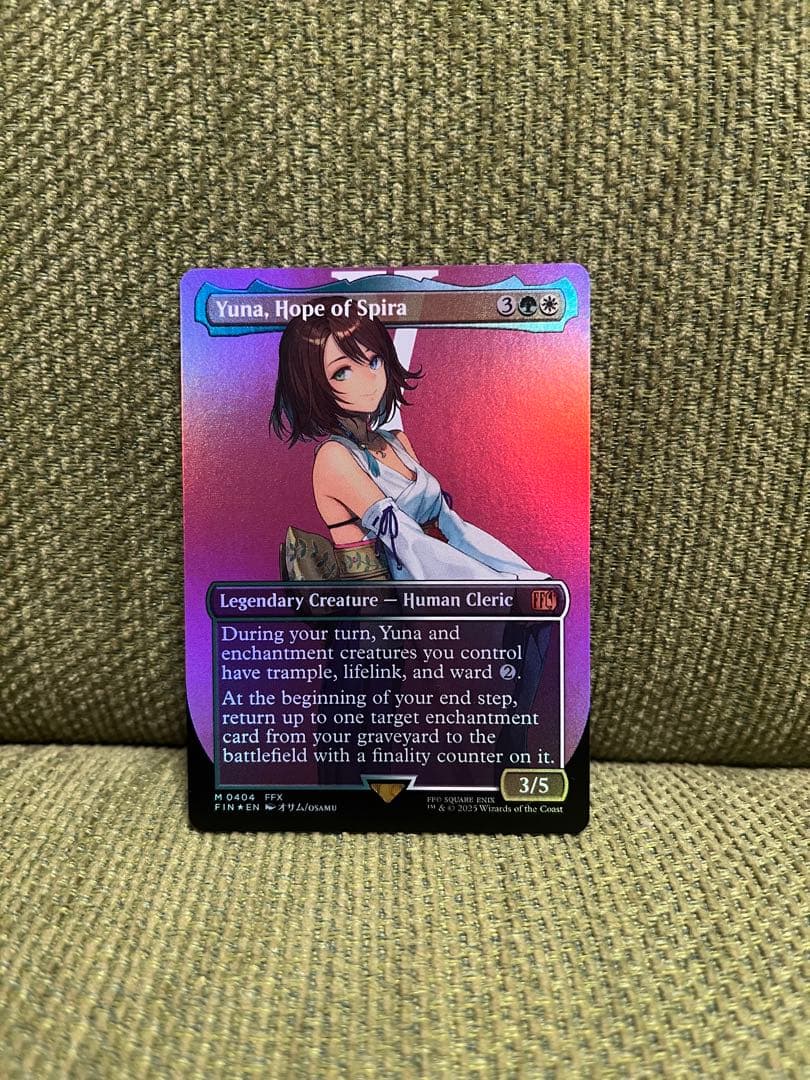 MTG スピラの希望、ユウナ　英語　ショーケースFoil