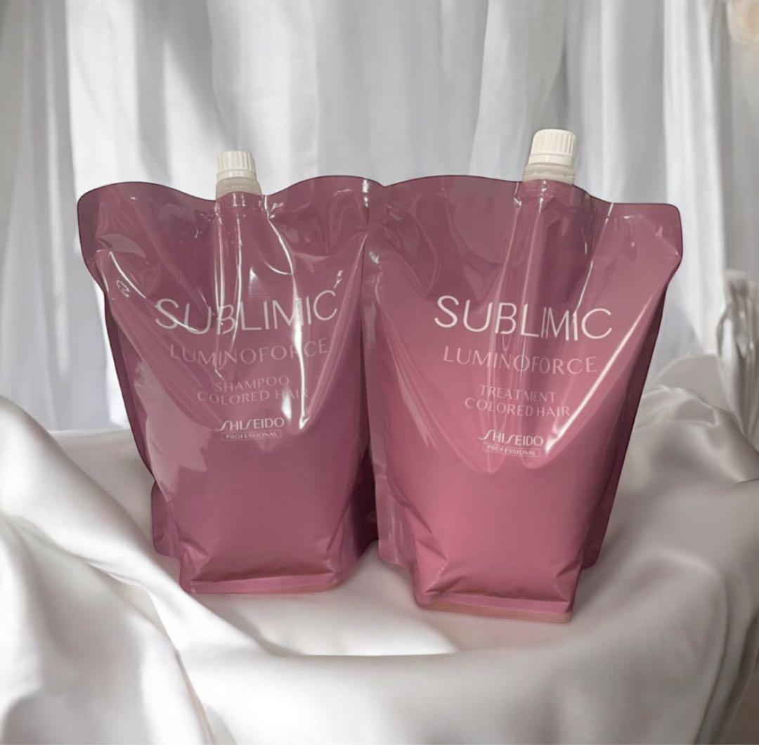 サブリミックルミノフォースシャンプー1800mLトリートメント1800g詰替用