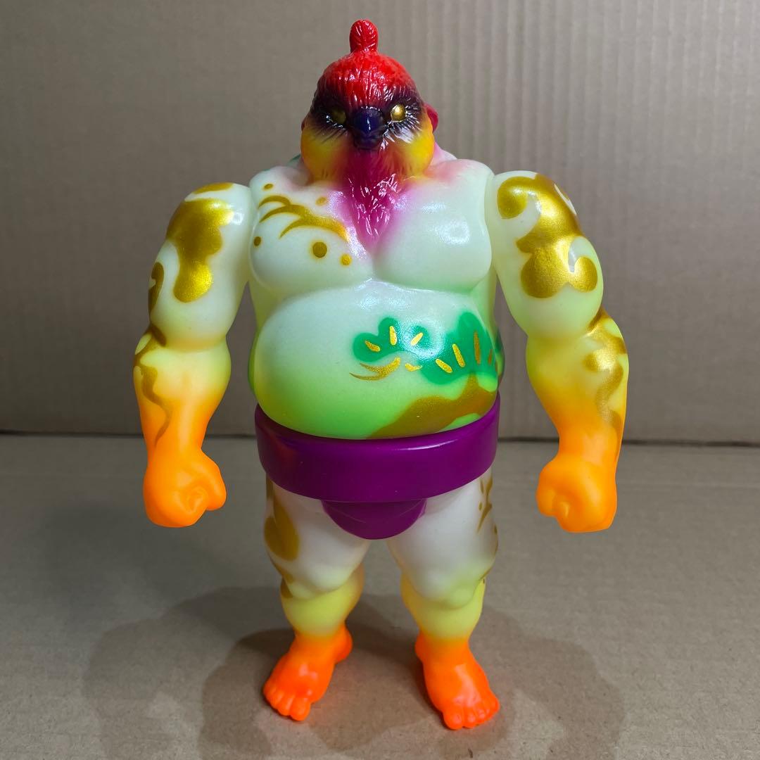 かけるり 雀力士 よろず雑貨 えびねこ屋 yasu 彩色 GID 蓄光 ソフビ