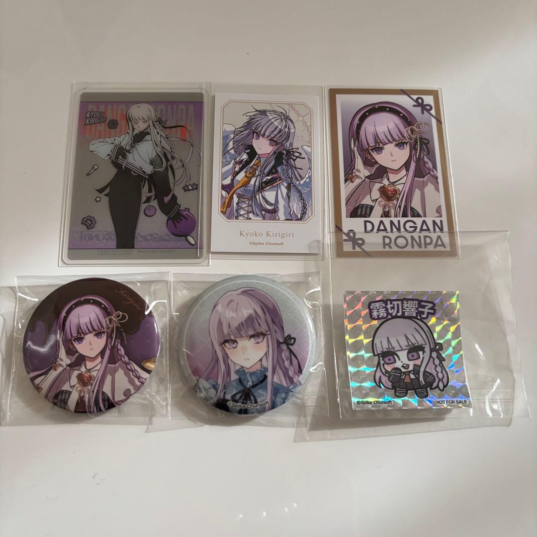ダンガンロンパ 霧切響子 缶バッジ シール カード - メルカリ