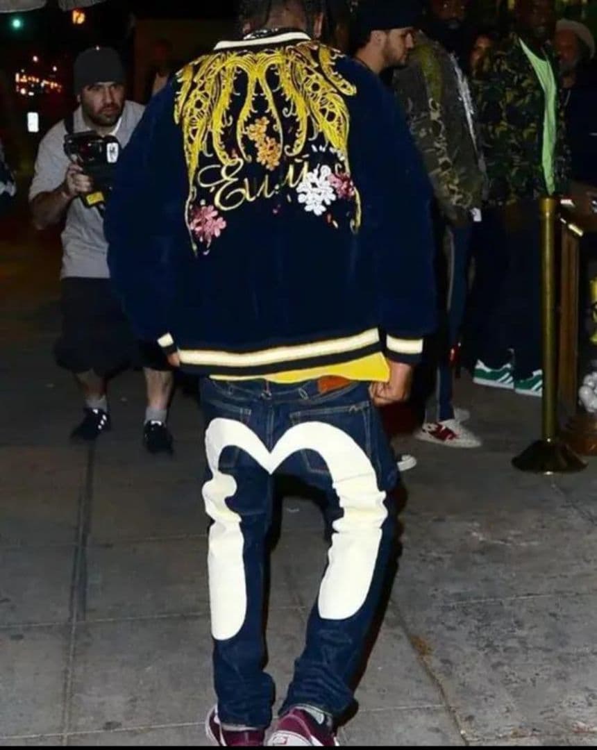 新品　EVISU スカジャン リバーシブル Travis Scott