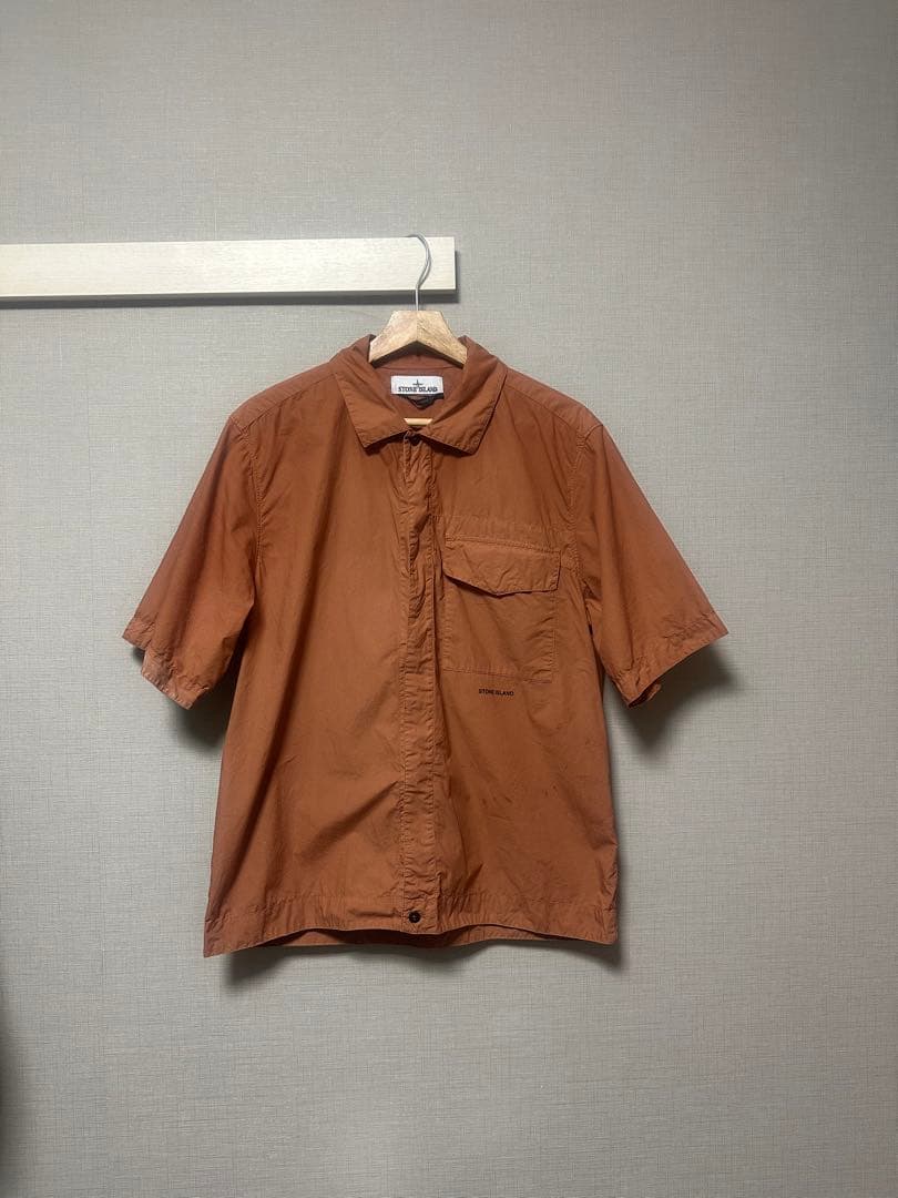 stone  カラーシャツ