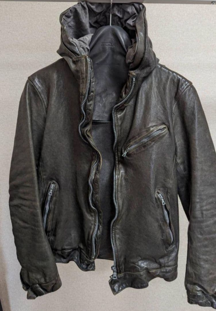 バックラッシュ 別注 フーディライダース ISAMU KATAYAMA BACKLASH - イタリアンダブルショルダー製品染め