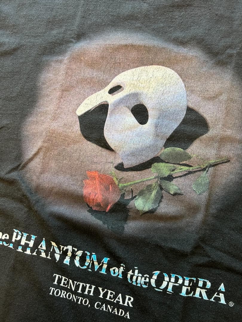 オペラ座の怪人 ヴィンテージ Tシャツ TULTEX Tシャツ L 90s The Phantom of the Opera Tee オペラ座の怪人のTシャツ入荷しま