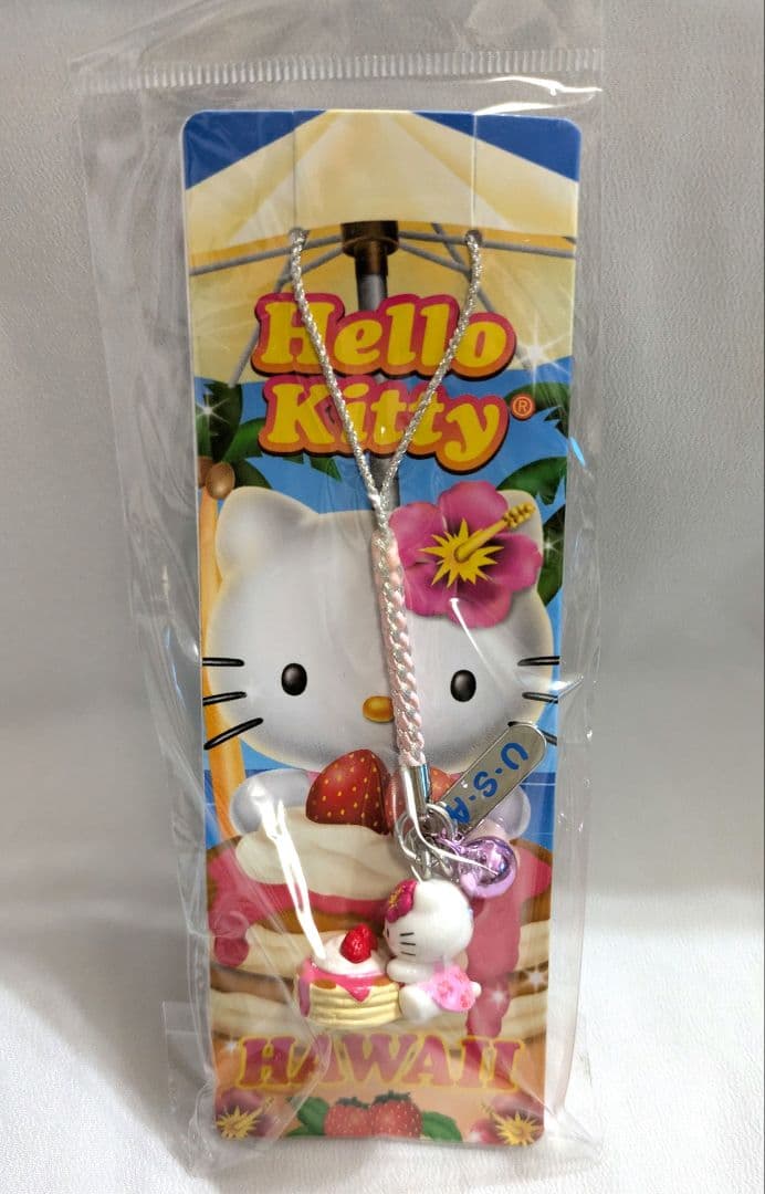 ハワイ　ハローキティ ストロベリーパンケーキ 根付　2011　未開封