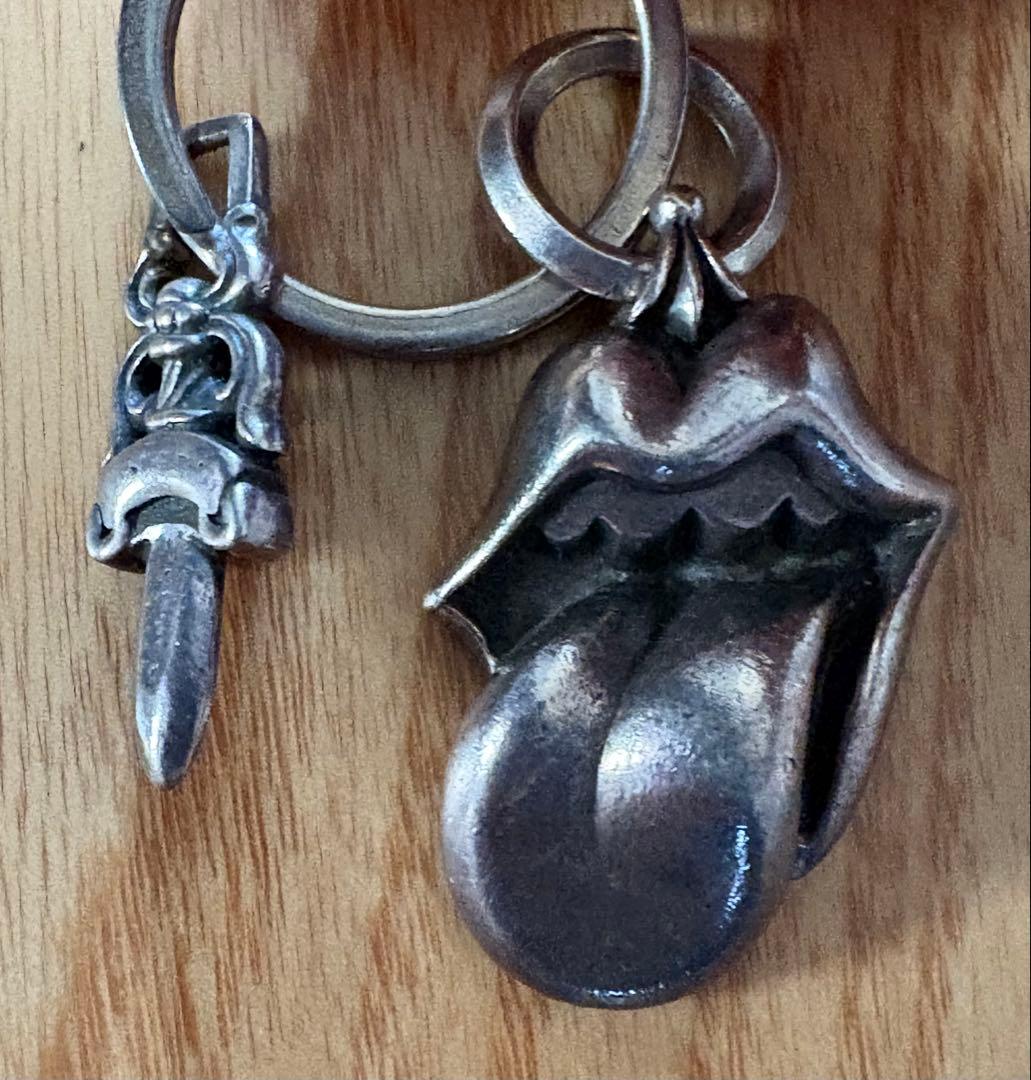 クロームハーツローリングストーンズリップタンネックレスキーホルダー 楽天市場】クロムハーツ【CHROMEHEARTS】リップ＆タン スイベル