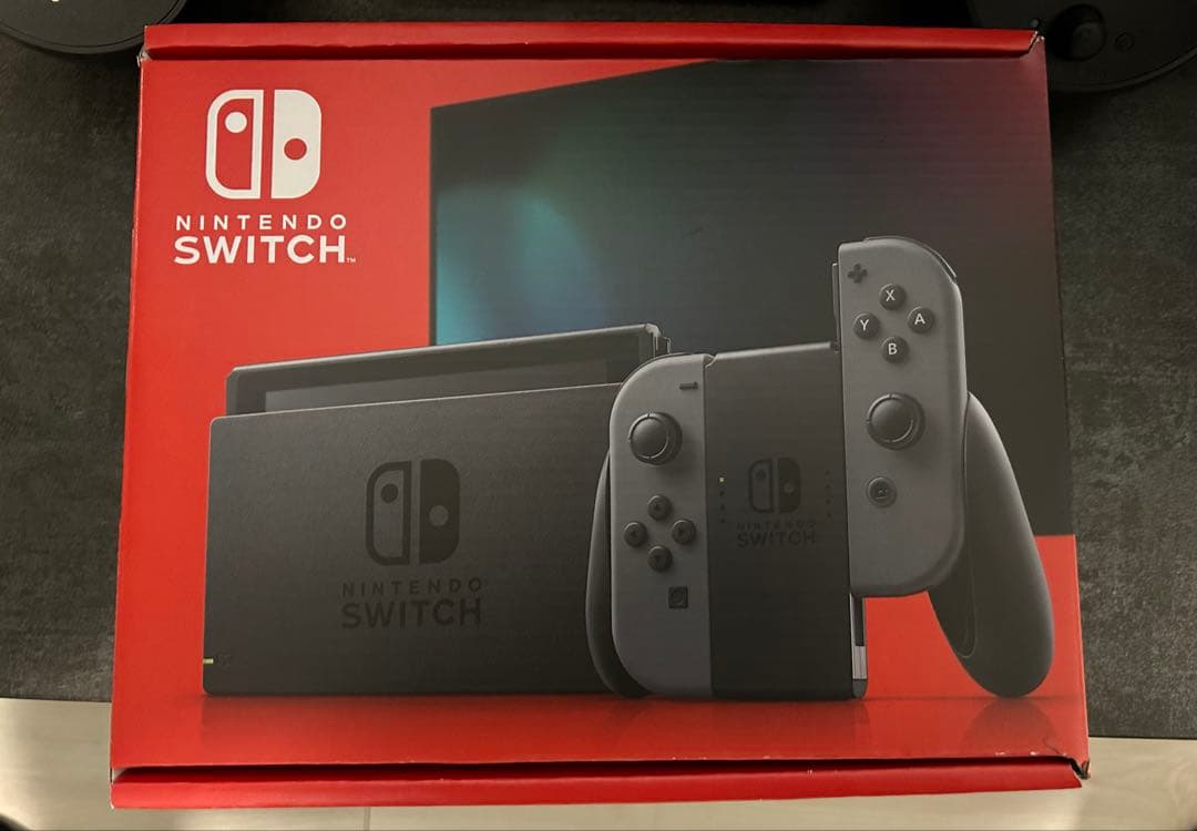 Nintendo Switch グレー　本体　付属品　箱