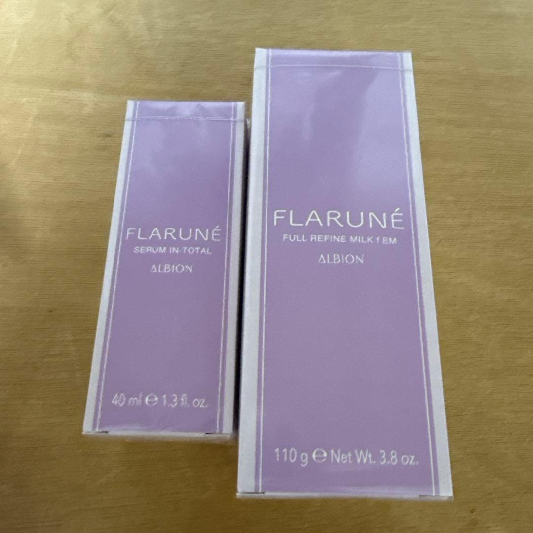 【新品未開封】アルビオンフラルネフルリファインミルク　美容液セット ALBION（アルビオン） フラルネ フルリファイン ミルク f M or EM