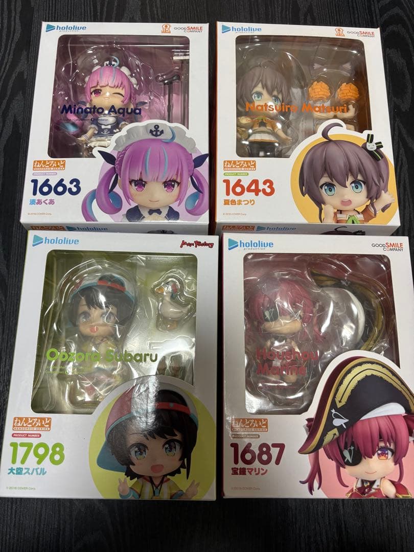 ホロライブ ねんどろいどフィギュア　4体セット