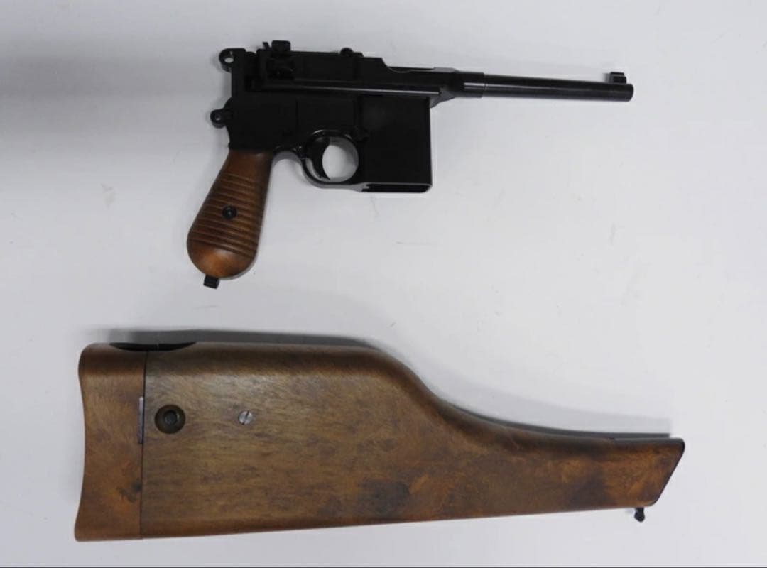 マルシン aw モーゼルm712フェイクウッドストック付き