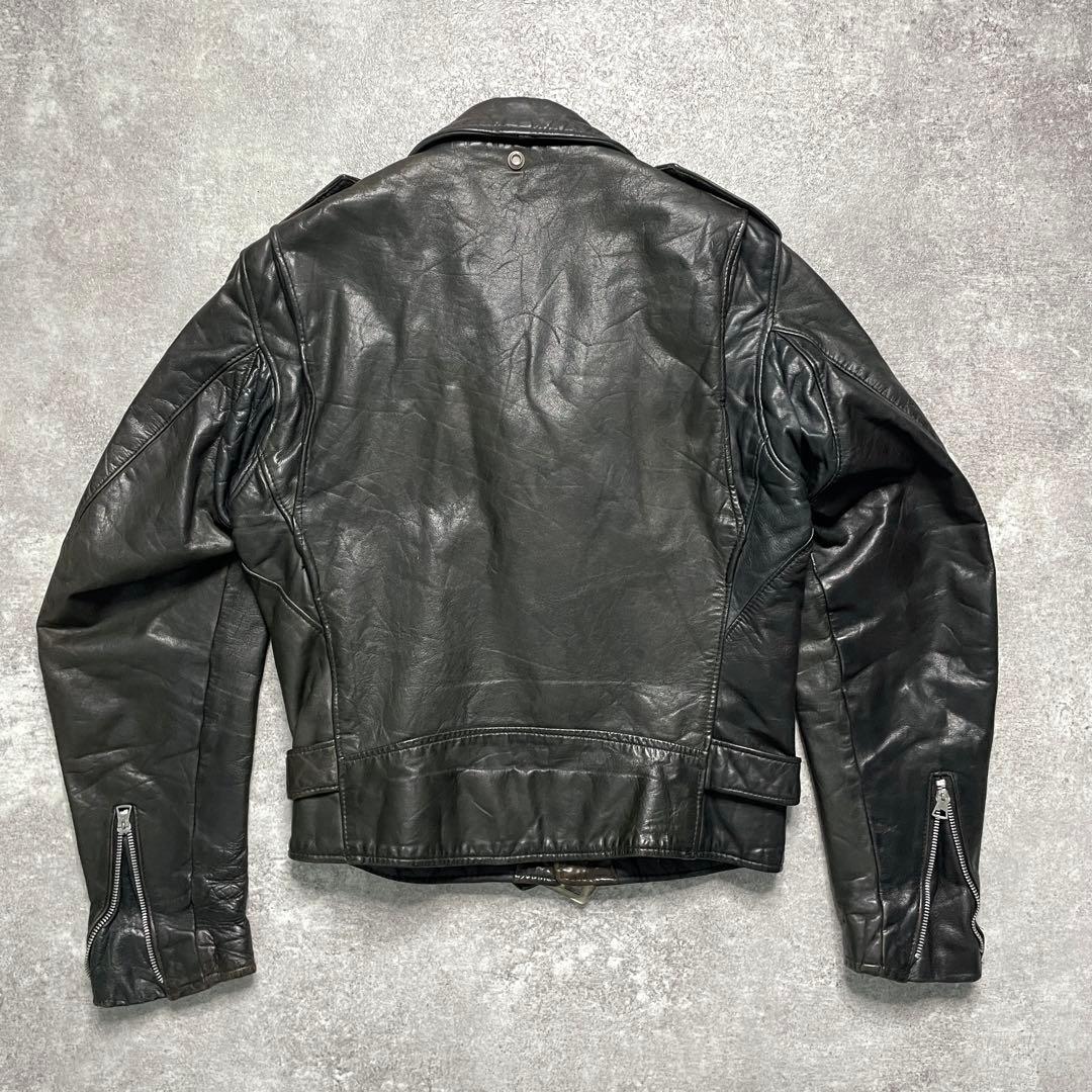 70s Schott 牛タグ後期 perfect ダブルジャケット 38】 - メルカリ