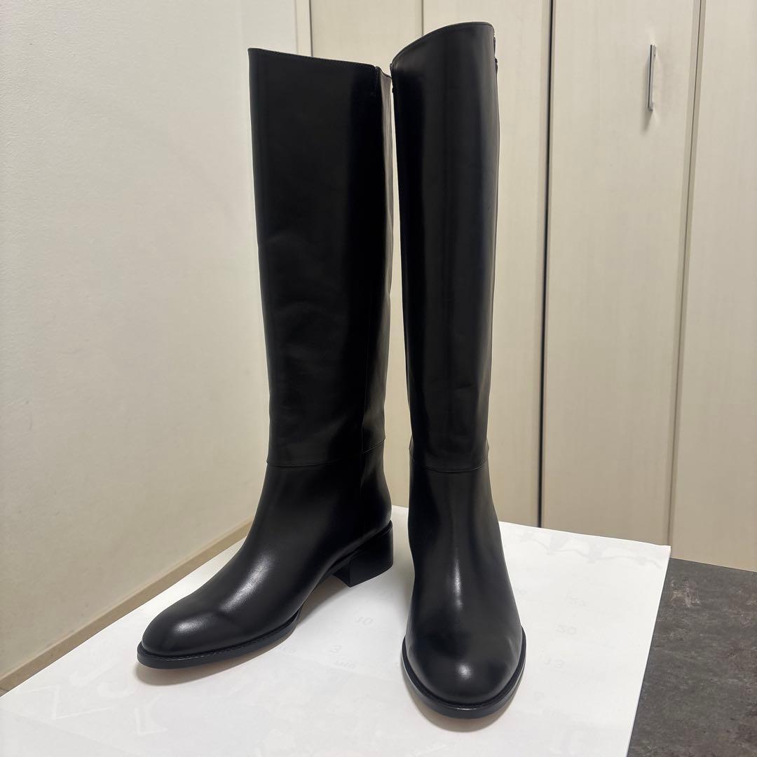 極美品　MARGARET HOWELLマーガレットハウエル ロングブーツ 厚底