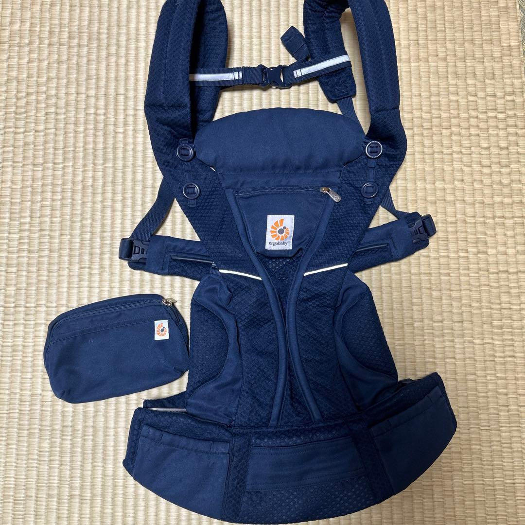エルゴベビー オムニブリーズ　抱っこ紐 ネイビー ErgoBabyCarrier オムニ ブリーズ ミッドナイトブルー 専用カバー