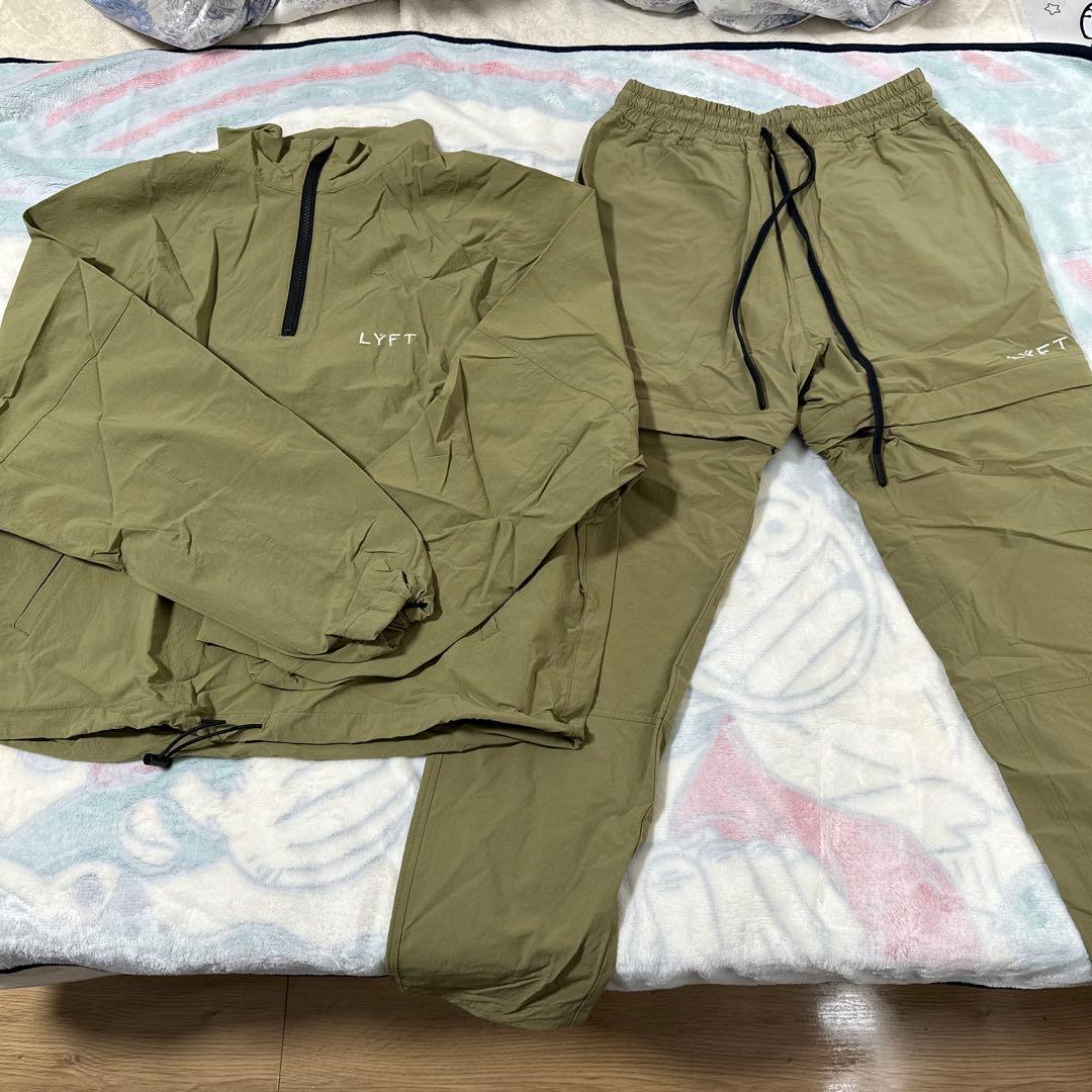 LYFT セットアップ S オリーブ Easy Street Zip Up Jacket, Olive – Everyday Chic Boutique