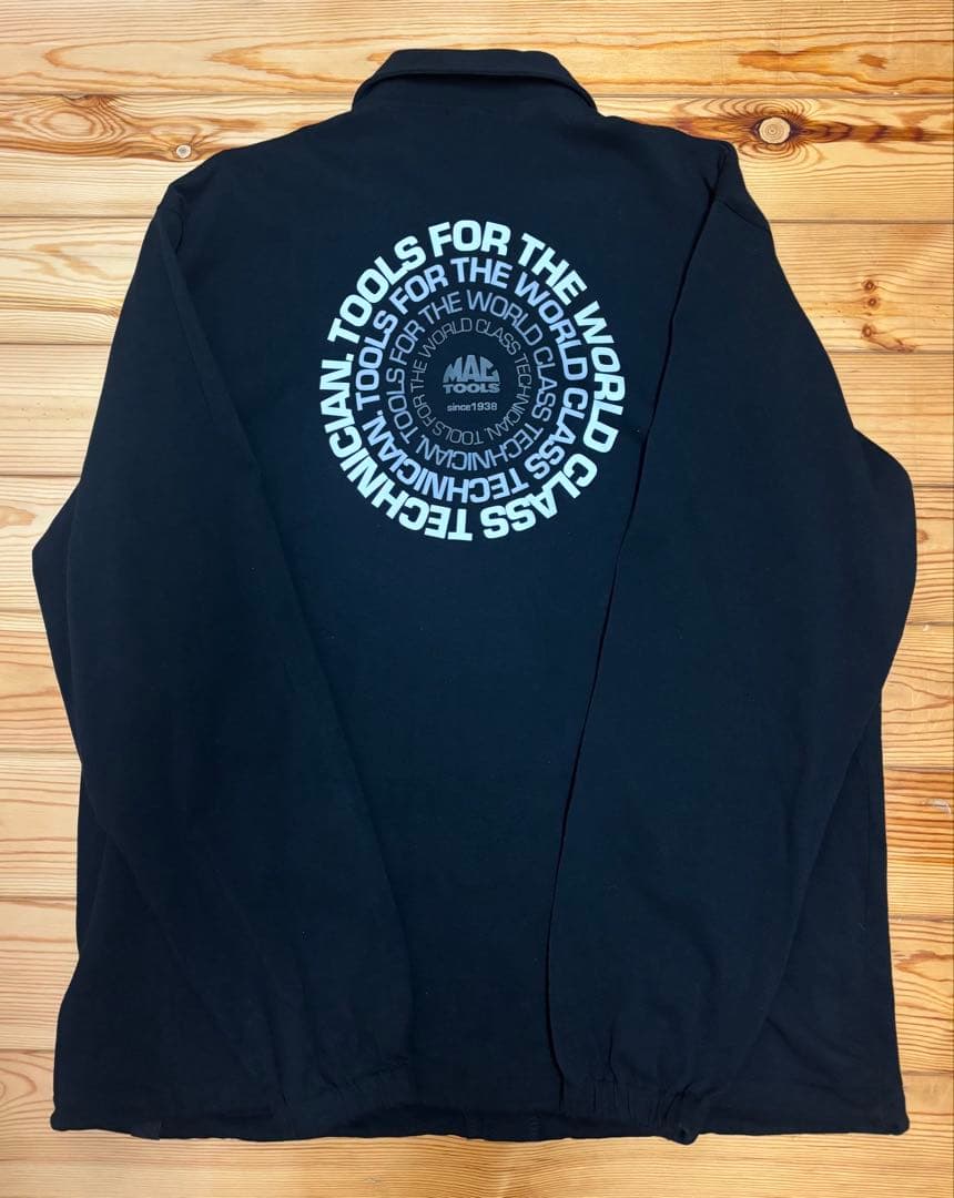 シ*ン様 MAC TOOLS 10ozスウェットコーチジャケット XLブラック