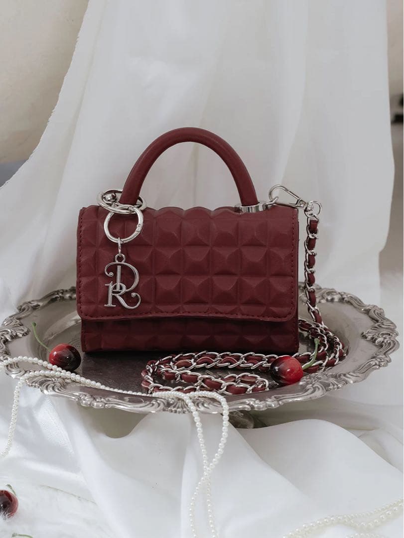 darich コンビニ支払い❌ DRチャームチョコレートハンドバッグ BRD DRチャームチョコレートハンドバッグ – Darich (ダーリッチ)